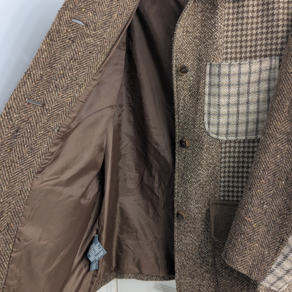 Vintage Lizwear Patchwork Wool Jacket - image 3